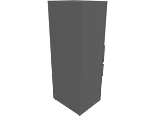 Fridge 3D Model preview