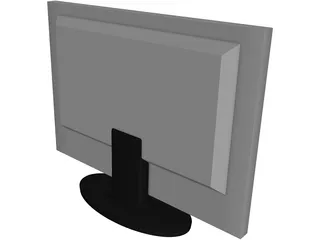 Plasma TV 3D Model preview