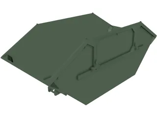 Debris Container 4500 lt 3D Model preview