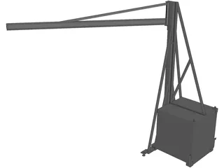 Rotating Beam for Hoist 3D Model preview