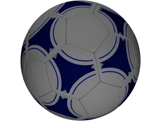 Soccer Ball Adidas (FIFA) 3D Model preview