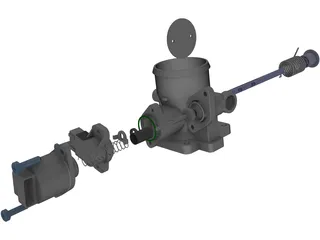 Carburator Pride 3D Model preview