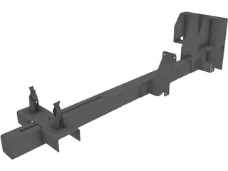 Rifle Rack 3D Model preview