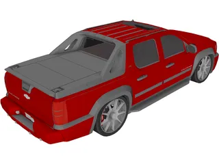 Chevrolet Avalanche (2009) 3D Model preview