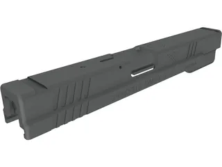 Springfield XD Tactical Slide 3D Model preview