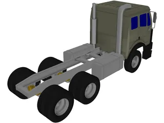 Mercedes-Benz Model 2628 3D Model preview