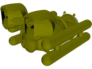 Deep Sea Submersible 3D Model preview