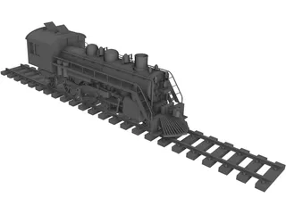 Locomotive 3D Model preview