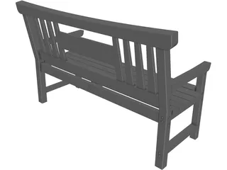 Bench 3D Model preview