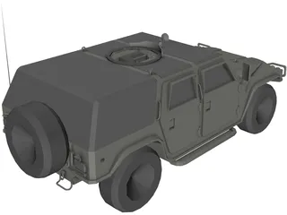 Light Tactical Vehicle 3D Model preview