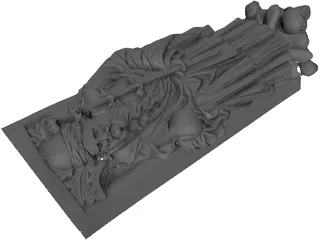 Classical Statue 3D Model preview