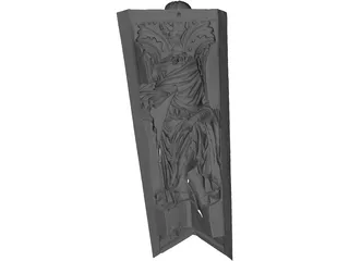Classical Statue 3D Model preview