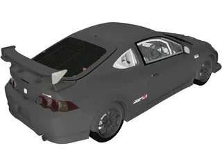 Honda Integra Mugen (2002) 3D Model preview