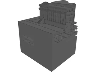James Farley Post Office 3D Model preview