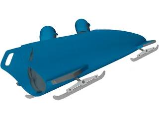 Bobsleigh 3D Model preview