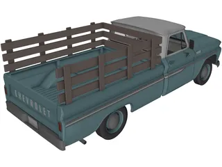 Chevrolet C10 Pickup 3D Model preview