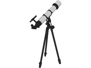 Telescope 3D Model preview