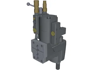 Husqvarna Drillmotor DM406 3D Model preview