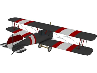 Sopwith Camel 3D Model preview
