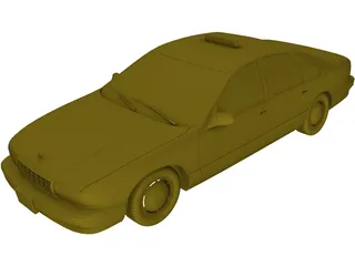 Taxi USA 3D Model preview