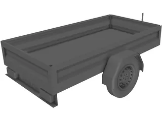 Trailer 3D Model preview