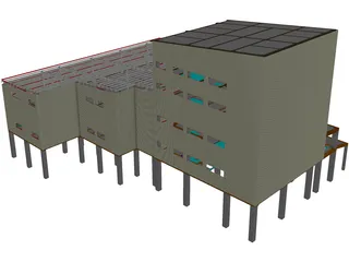 Bargir Factory 3D Model preview