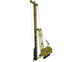 TAKRAF RDK 250.1 Crane 3D Model preview