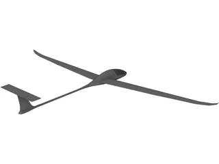 DG 1000 Glider 3D Model preview