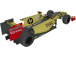 Renault R30 F1 (2010) 3D Model preview