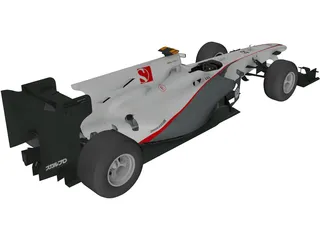 Sauber C29 F1 (2010) 3D Model preview