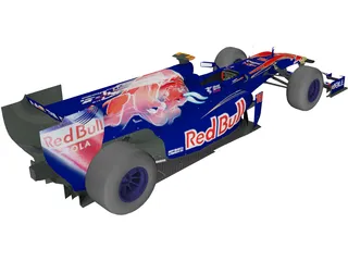 ToroRosso STR5 F1 (2010) 3D Model preview
