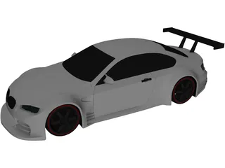 BMW M3 GTR 3D Model preview