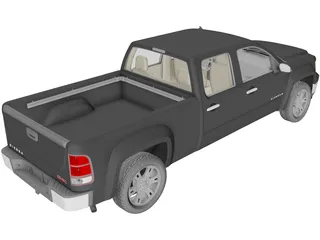 GMC Sierra (2007) 3D Model preview
