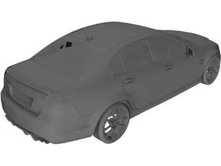 Pontiac G8 3D Model preview