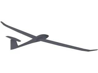 Discus 2 Glider 3D Model preview