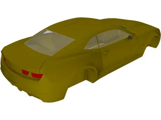 Chevrolet Camaro Body (2011) 3D Model preview