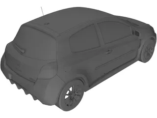 Renault Clio (2010) 3D Model preview