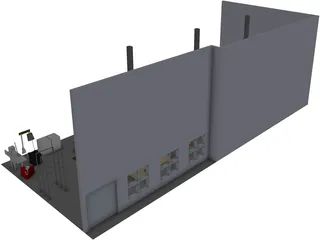 Benchroom 3D Model preview