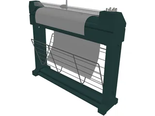 Plotter 3D Model preview
