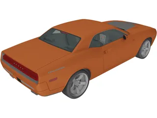 Dodge Challenger (2007) 3D Model preview