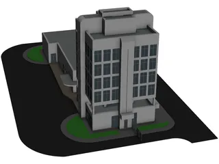 Post Office 3D Model preview
