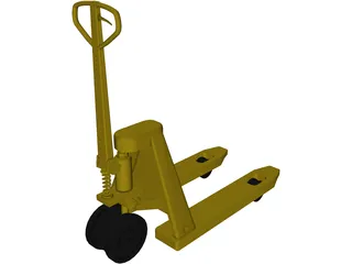 Handtruck Pallet Dolly 3D Model preview