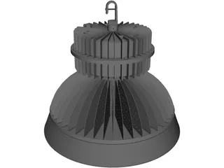 High Bay LED Light 3D Model preview