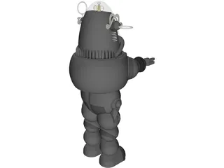 Robby the Robot 3D Model preview