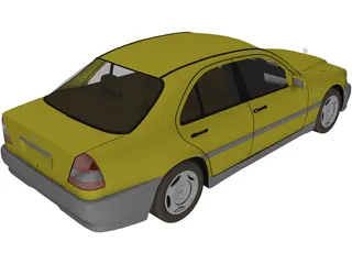 Mercedes-Benz C-class 3D Model preview