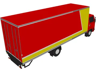 Hino Box (1995) 3D Model preview