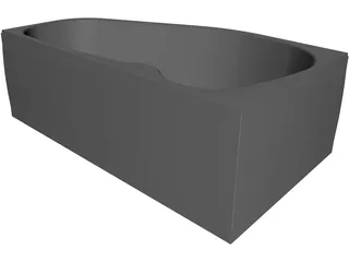 Bathtub 3D Model preview