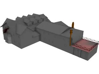Mansion 3D Model preview