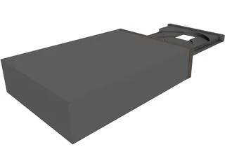 CD-ROM 3D Model preview