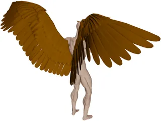 Bird Man 3D Model preview